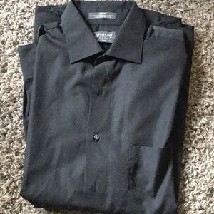 Black long sleeve dress shirt